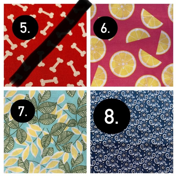 🟦Custom Handmade Reversible Dog Bandanas! - Picture 3 of 14